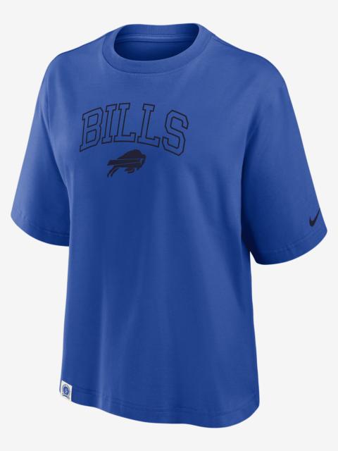 Nike Buffalo Bills Arch Boxy Women's Nike NFL T-Shirt