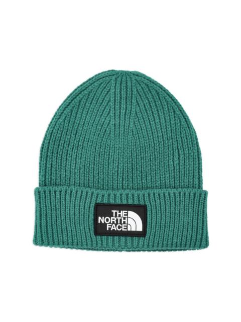 box-logo cuffed beanie