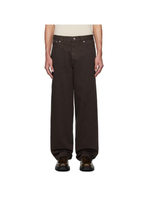 Séfr Brown Wide Cut Jeans