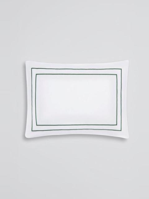 EMILIA WICKSTEAD Sinty Pillow Slip in Dark Green Cotton