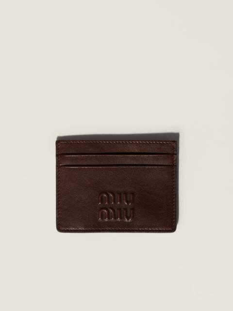 Miu Miu Nappa leather card holder