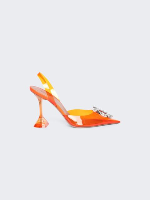 Amina Muaddi Begum Glass Sling 95mm pumps