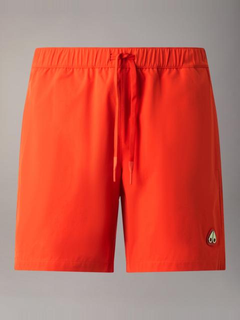 MOOSE KNUCKLES LOGO SWIM SHORTS
