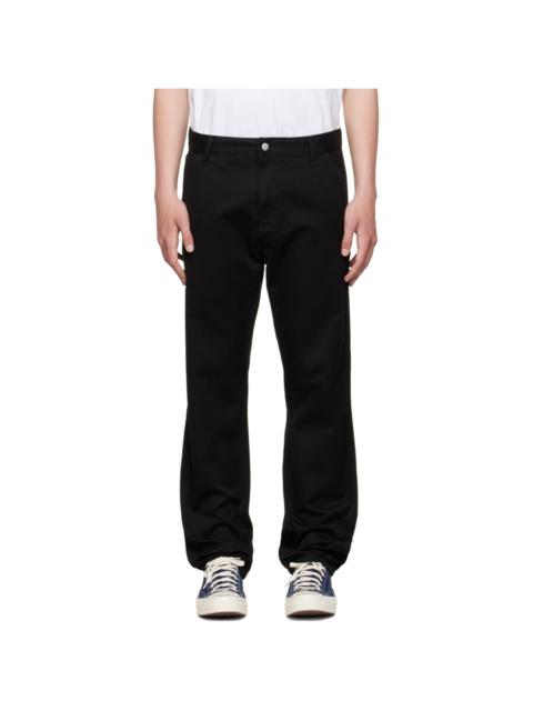 Black Cotton Trousers