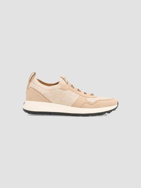 Tod's Women's Red Dot Sock Sneakers - Natural Beige