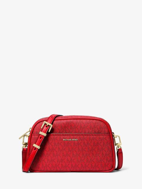 MICHAEL KORS Jet Set Small Signature Logo Camera Crossbody Bag