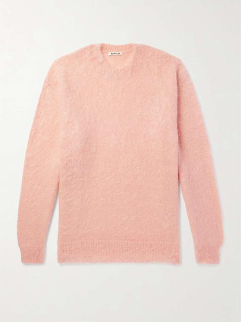 Oversized Brushed Mohair and Wool-Blend Sweater