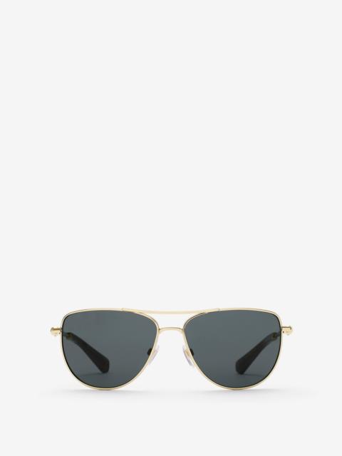 Burberry Metal Logo Square Sunglasses