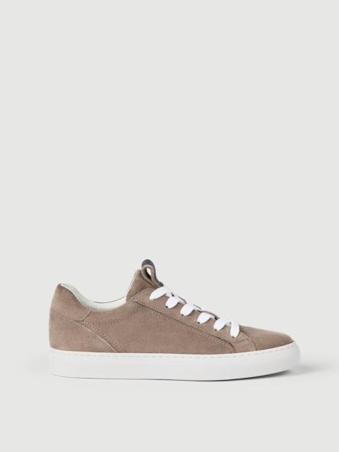 Brunello Cucinelli Suede snealers with precious loop