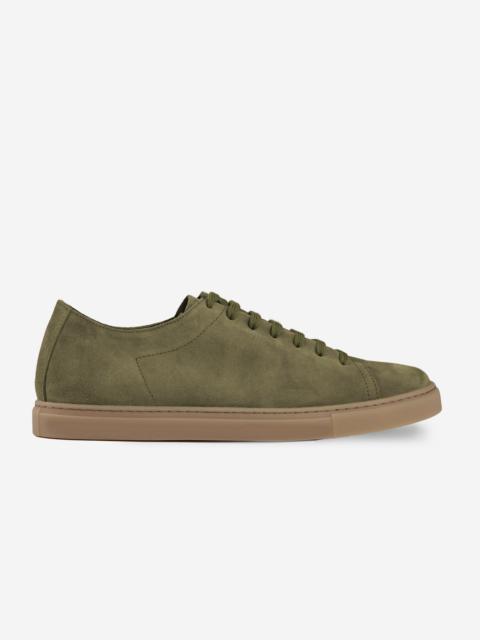 SLOWEAR Calfskin and suede trainers