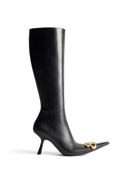 BALENCIAGA Women's Flex Bb 90mm Boot in Black