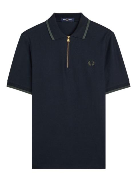 Fred Perry logo-embroidered polo-shirt