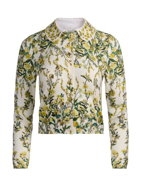 Alice + Olivia CARSON PRINTED CARDIGAN