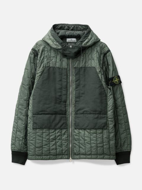 QUILTED NYLON STELLA WITH PRIMALOFT®-TC HOODED BLOUSON