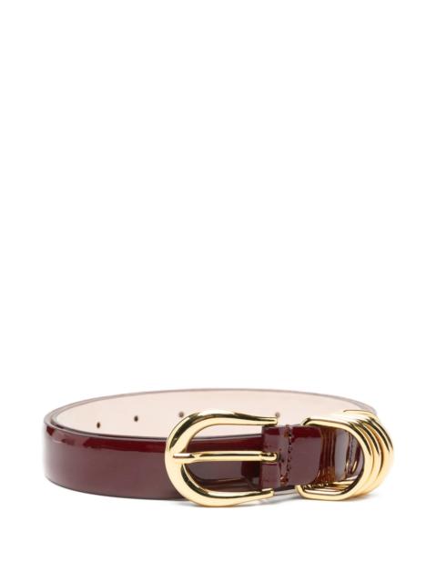 DÉHANCHE Dehanche Hollyhock Gold-plated Leather Belt