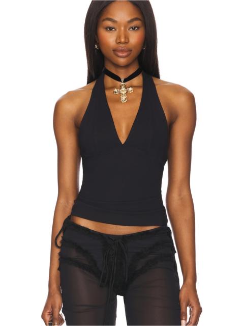 FREE PEOPLE Still Here Halter Top