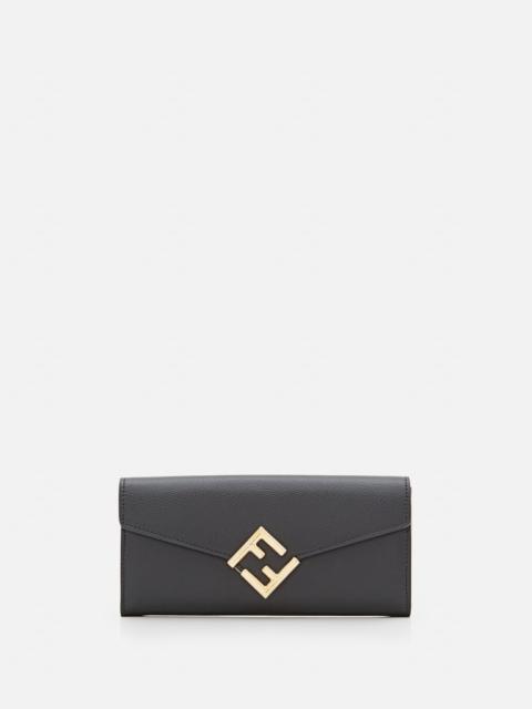 Fendi Camelia Wallet In Leather