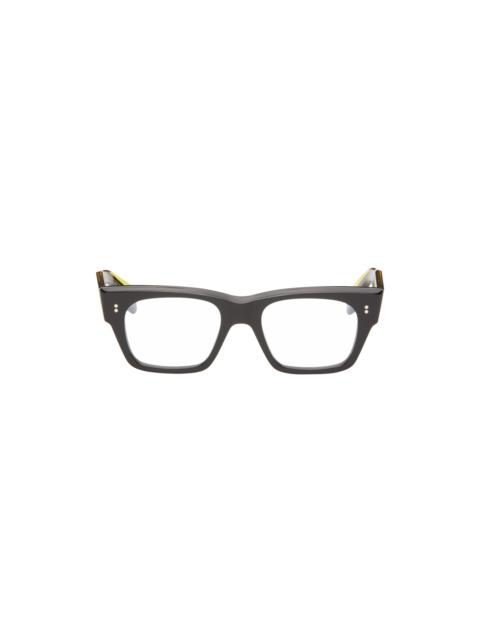 CUTLER AND GROSS Black & Yellow 9690 Square Glasses