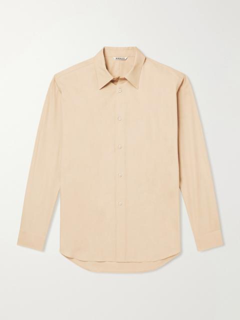 AURALEE Finx Cotton-Poplin Shirt