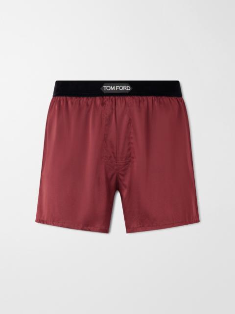 TOM FORD Silk-Blend Satin Boxer Shorts