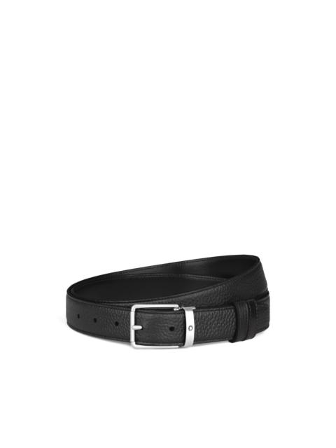 Montblanc rectangle-buckle reversible belt