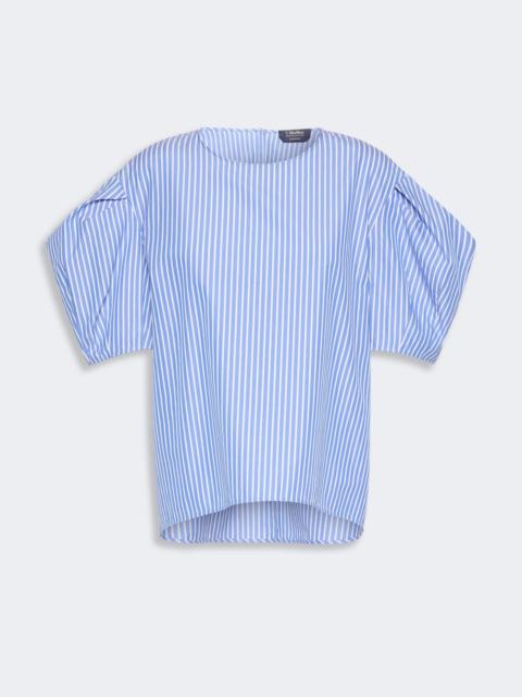 'S Max Mara SABRINA Cotton poplin blouse - LIGHT BLUE