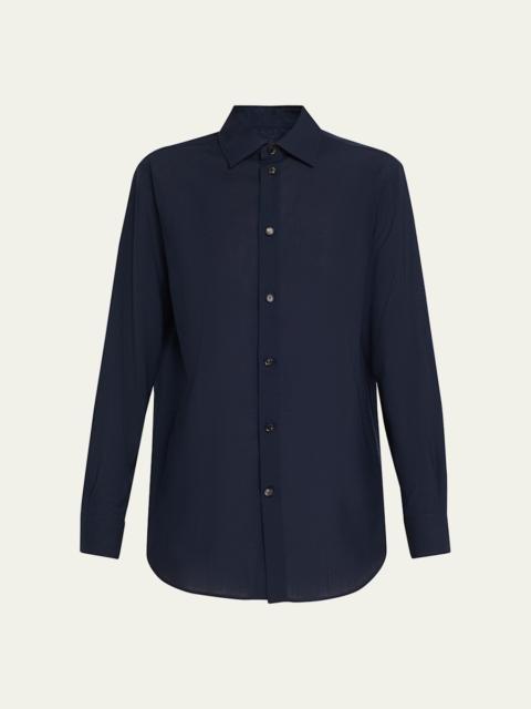 Loro Piana Thea Button-Down Wool Shirt