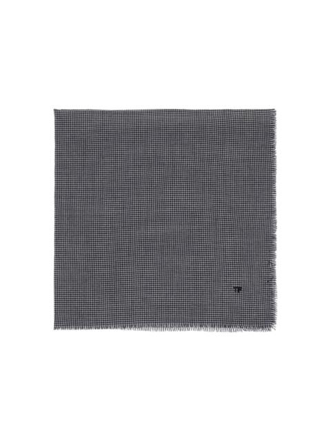 TOM FORD houndstooth wool scarf