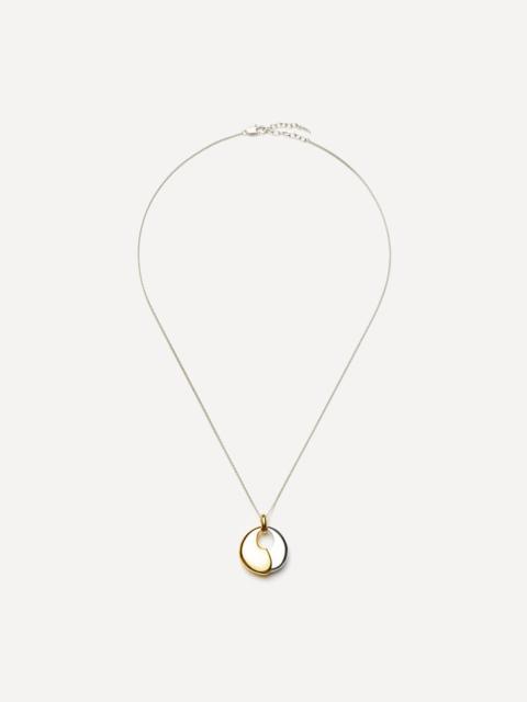 MISSOMA Mixed Metal Sculptural Pebble Pendant Necklace Set