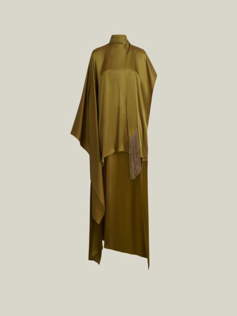 Taller Marmo California Satin Kaftan in Antique Bronze
