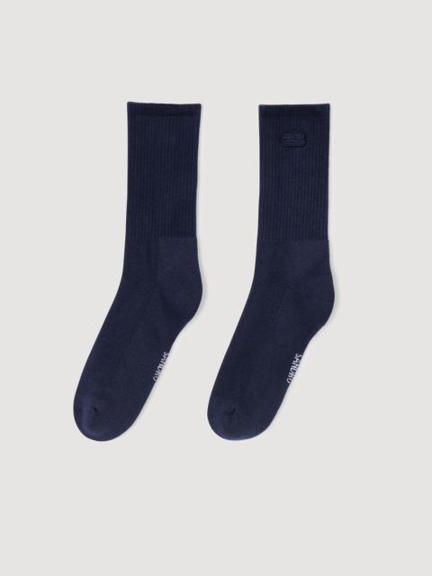 Sandro EMBROIDERED SOCKS