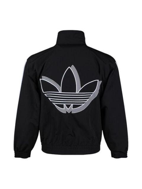 adidas originals Shadow TR WB Sports Jacket For Men Black FM1538