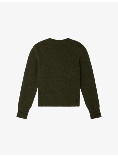 soeur Gipsy Boat-Neck Merino-Wool Jumper