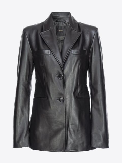 PINKO LEATHER BLAZER