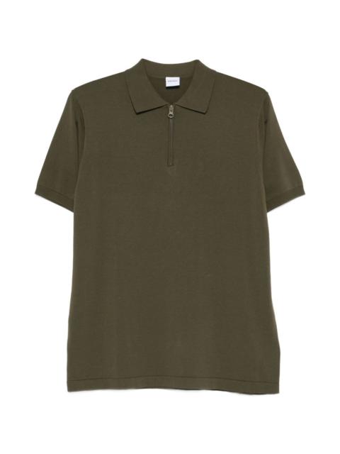 Aspesi zip-neck knit polo shirt