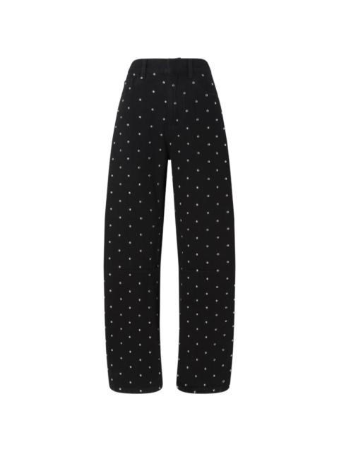 PINKO crystal-embellished jeans