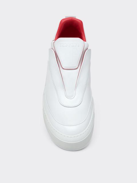 Ferrari Nappa leather trainers with embossed logo