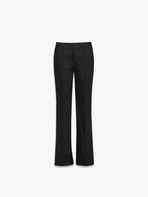 MCM Flared Pants in Lurex Wool
