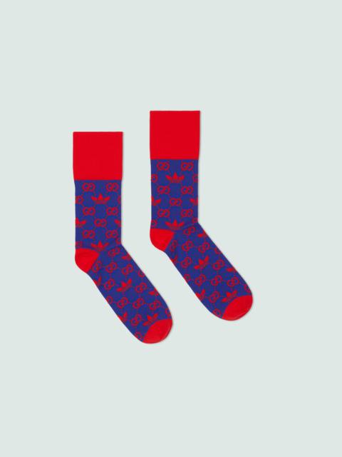 GUCCI adidas x Gucci GG Trefoil nylon knit socks