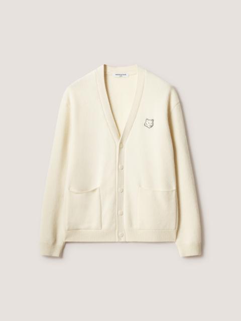 Maison Kitsuné FOX HEAD MILANO LAMBSWOOL CARDIGAN