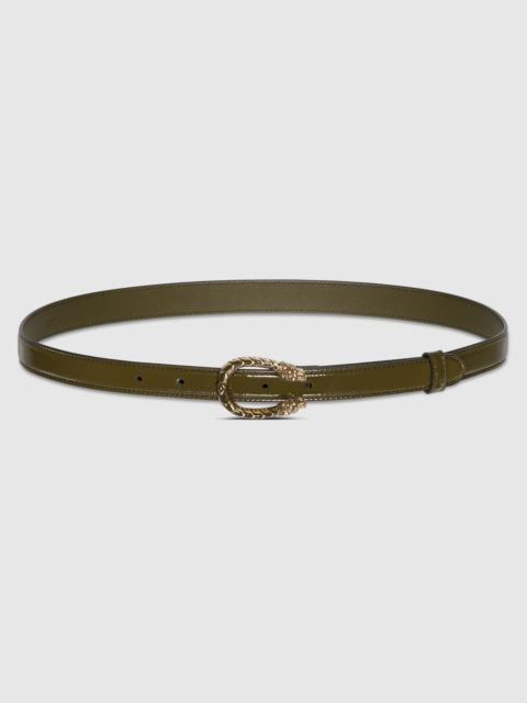 GUCCI Thin belt with Dionysus buckle