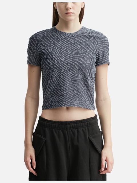 LOGO JACQUARD SHORT SLEEVE BABY T-SHIRT