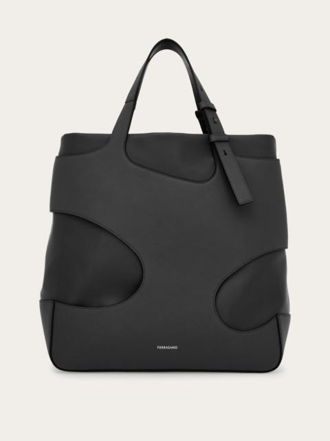 FERRAGAMO Tote bag with cut-out detailing