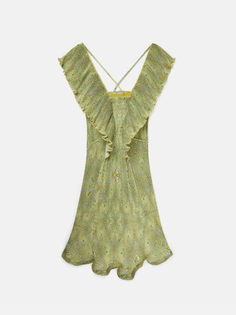 Stella McCartney Hallucinogenic Plisse Dress