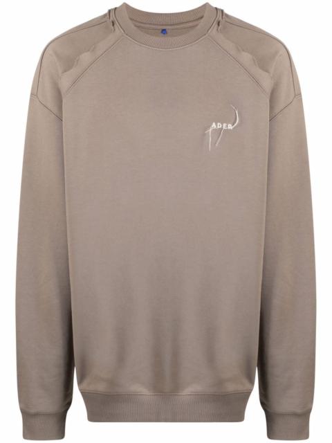 ADER error Kaput logo-embroidered sweatshirt
