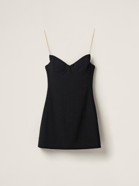 Miu Miu Stretch bouclé mini-dress