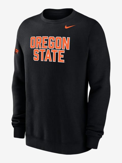 Nike Oregon State Club Fleece Men's Nike College Crew-Neck Sweatshirt