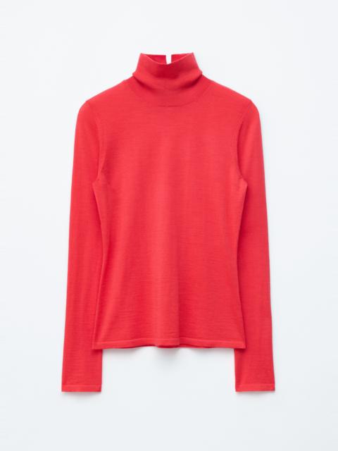& Other Stories Merino Wool Polo Neck Top
