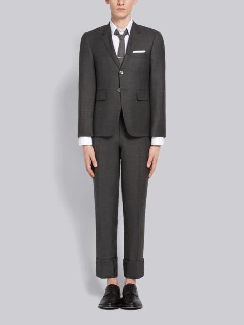 Thom Browne Dark Grey Step-Twilled Cool Wool Classic Suit