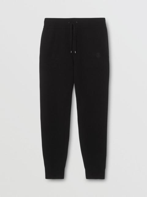 Burberry Monogram Motif Cashmere Blend Jogging Pants